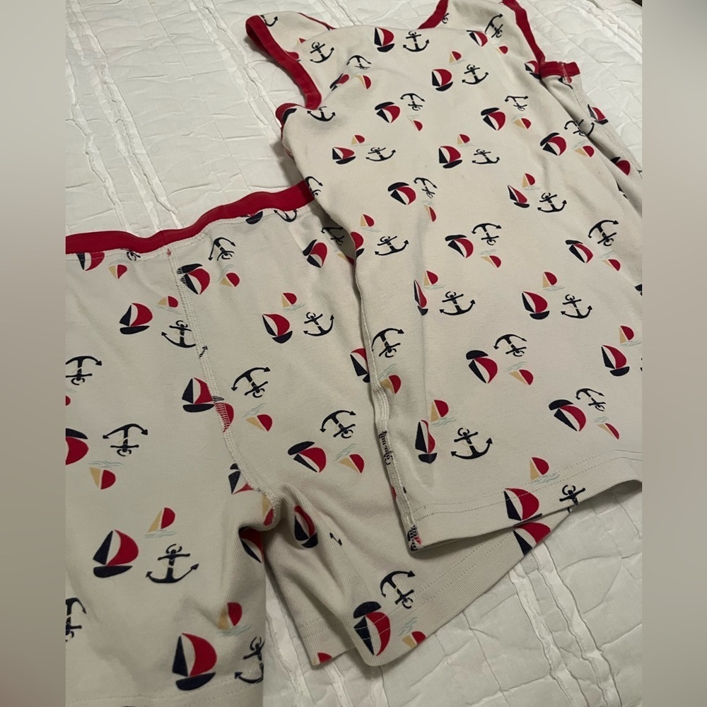 Hanna Andersson Nautical Pajamas Women’s Size Small - Picture 2 of 5